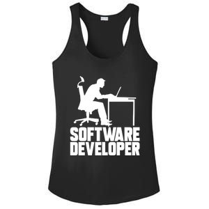 Software Developer Programmer Computer Engineer Coder Gift Ladies PosiCharge Competitor Racerback Tank