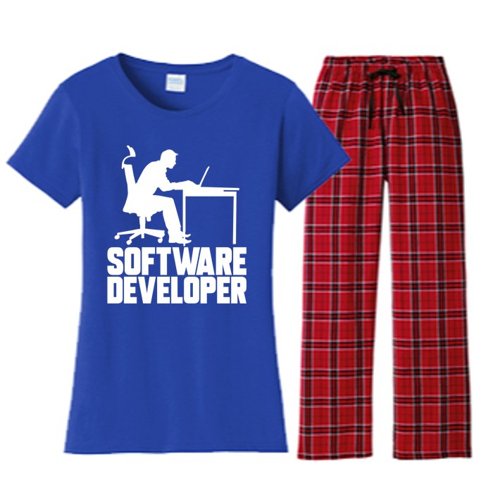 Software Developer Programmer Computer Engineer Coder Gift Women's Flannel Pajama Set