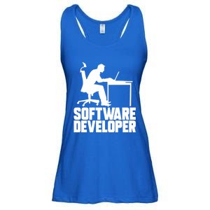 Software Developer Programmer Computer Engineer Coder Gift Ladies Essential Flowy Tank