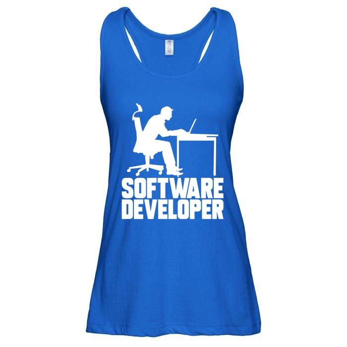 Software Developer Programmer Computer Engineer Coder Gift Ladies Essential Flowy Tank