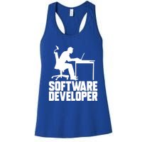 Software Developer Programmer Computer Engineer Coder Gift Women's Racerback Tank