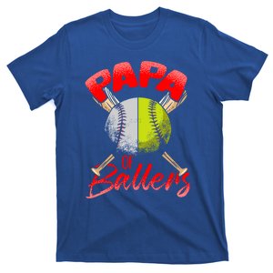 Softball Dad Pitcher Baseball Bat Husband Cute Gift T-Shirt