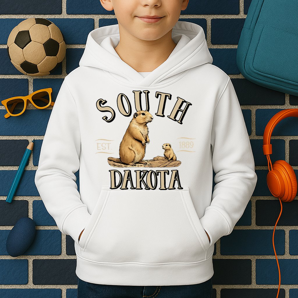 South Dakota Prairie Dogs Kids Hoodie