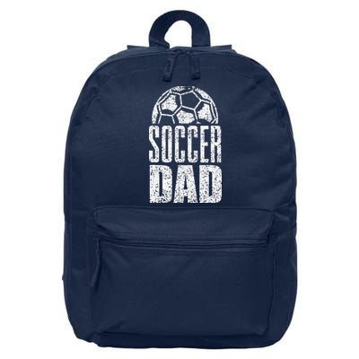 Soccer Dad Player Daddy Father Day 16 in Basic Backpack