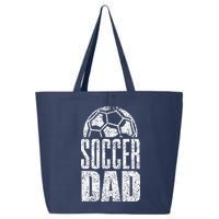 Soccer Dad Player Daddy Father Day 25L Jumbo Tote