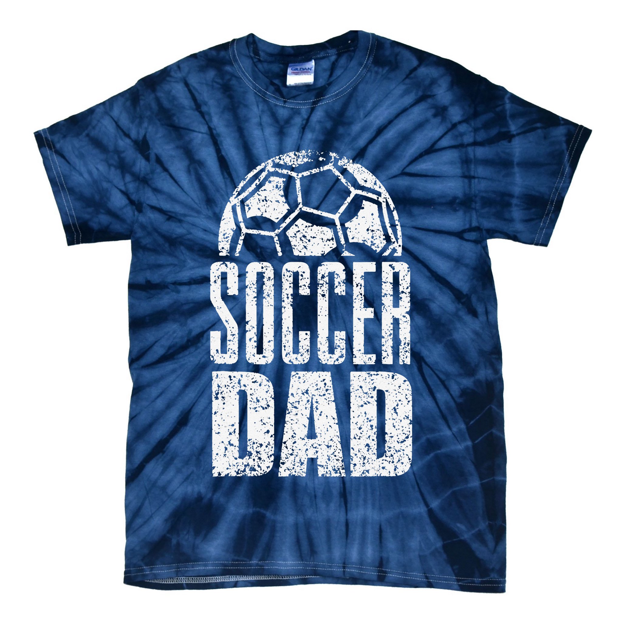 Soccer Dad Player Daddy Father Day Tie-Dye T-Shirt