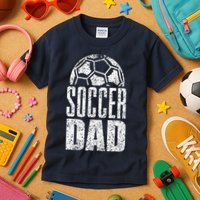 Soccer Dad Player Daddy Father Day Kids T-Shirt