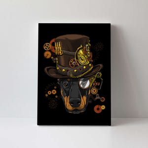 Steampunk Doberman Pinscher Medieval Victorian Canvas