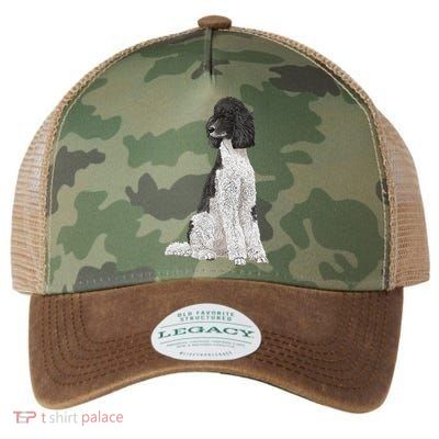 Sitting Dog Poodle Legacy Tie Dye Trucker Hat