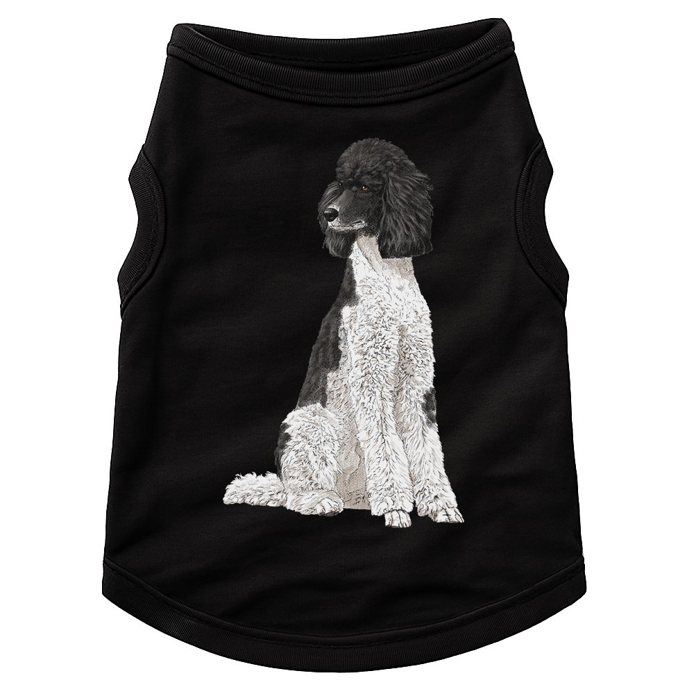 Sitting Dog Poodle Doggie Tank