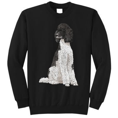 Sitting Dog Poodle Sweatshirt