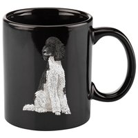 Sitting Dog Poodle 11oz C Handle Ceramic Mug