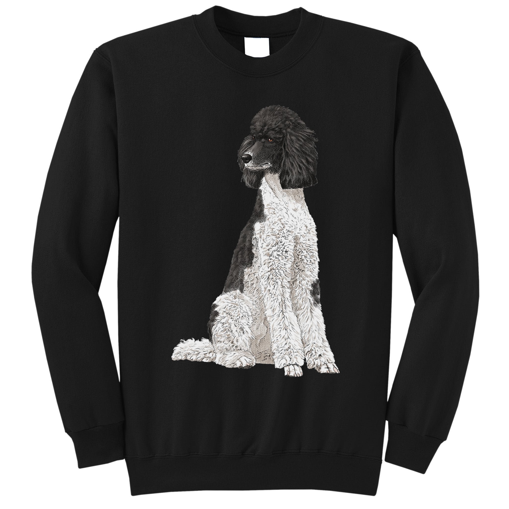 Sitting Dog Poodle Tall Sweatshirt