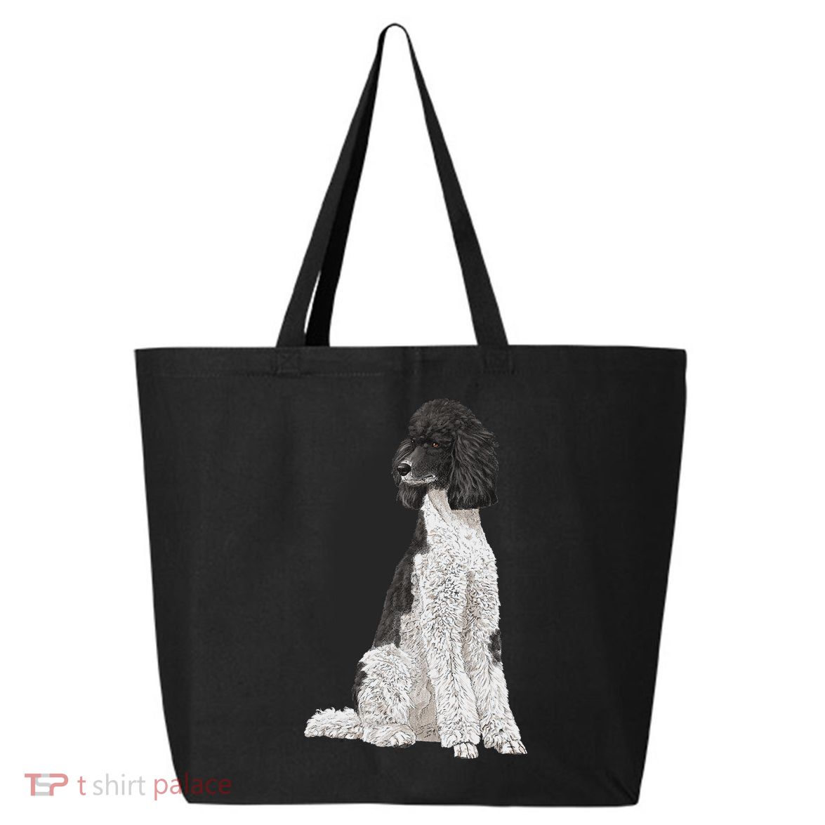 Sitting Dog Poodle 25L Jumbo Tote
