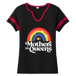 Support Drag Queens And Lgbtq Ladies Halftime Notch Neck Tee