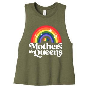 Support Drag Queens And Lgbtq Women's Racerback Cropped Tank