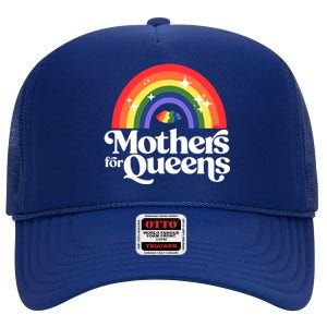 Support Drag Queens And Lgbtq High Crown Mesh Back Trucker Hat