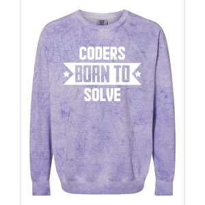 Software Developers Quote Gift Colorblast Crewneck Sweatshirt