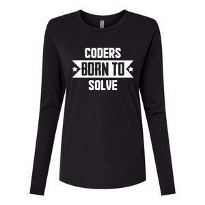 Software Developers Quote Gift Womens Cotton Relaxed Long Sleeve T-Shirt