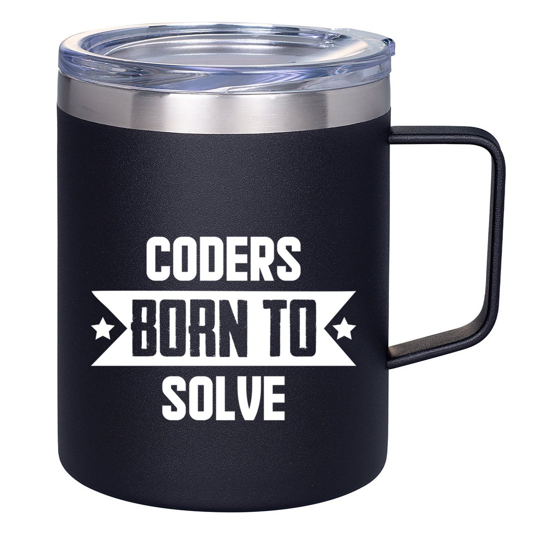 Software Developers Quote Gift 12oz Stainless Steel Coffee Mug