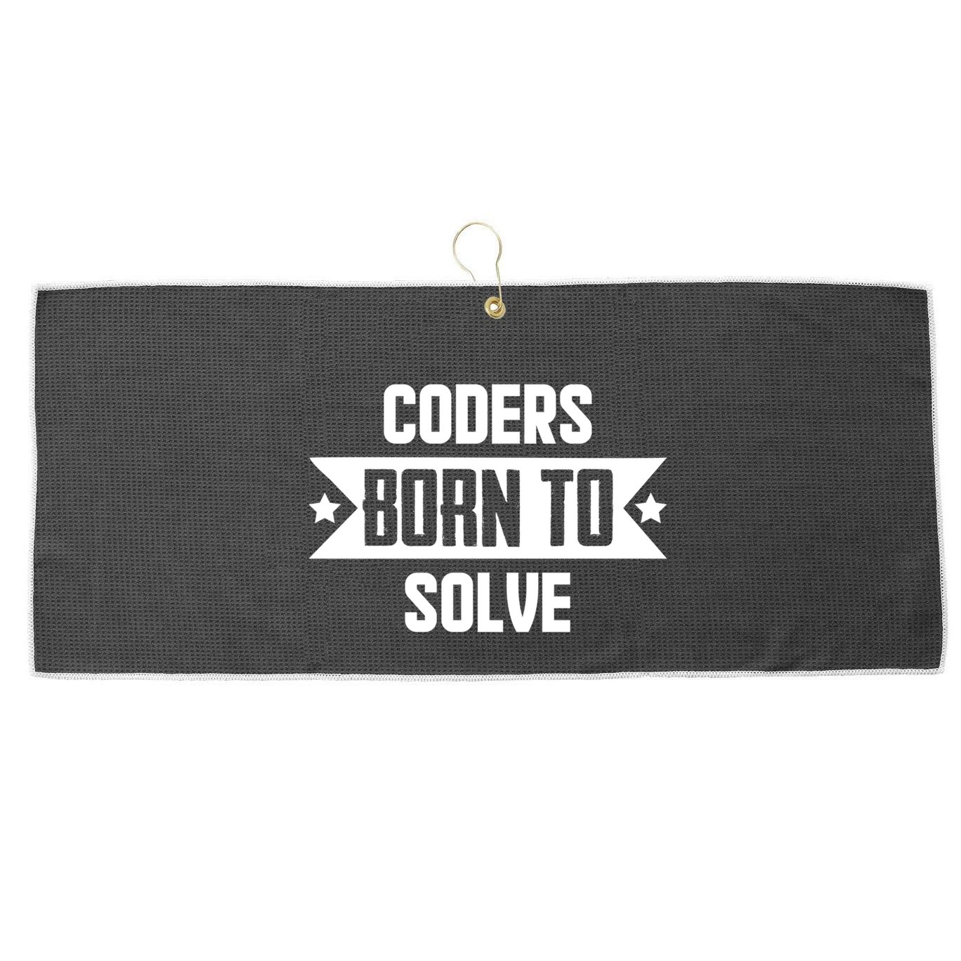 Software Developers Quote Gift Large Microfiber Waffle Golf Towel