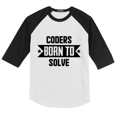 Software Developers Quote Gift Kids Colorblock Raglan Jersey