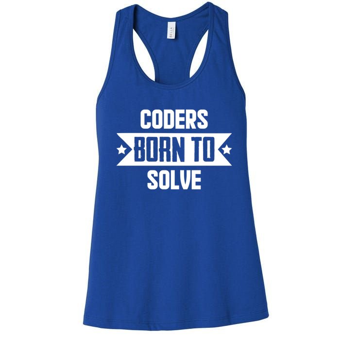 Software Developers Quote Gift Women's Racerback Tank