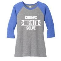 Software Developers Quote Gift Women's Tri-Blend 3/4-Sleeve Raglan Shirt