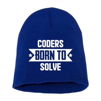 Software Developers Quote Gift Short Acrylic Beanie