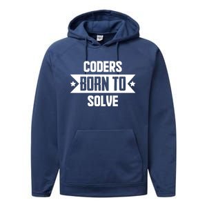 Software Developers Quote Gift Performance Fleece Hoodie