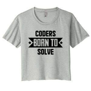 Software Developers Quote Gift Women's Crop Top Tee