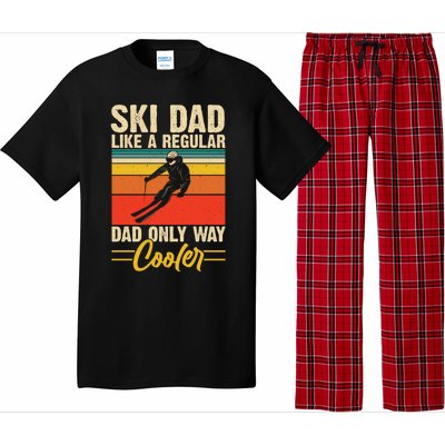 Ski Dad Retro Like A Regular Dad But Cooler Skiing Skier Gift Pajama Set