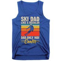 Ski Dad Retro Like A Regular Dad But Cooler Skiing Skier Gift Tank Top