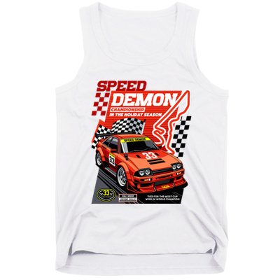 Speed Demon Racing Champion Tank Top