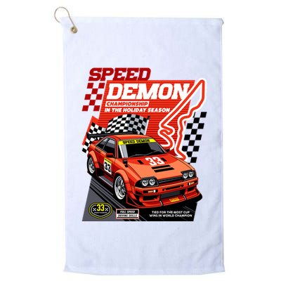 Speed Demon Racing Champion Golf Towel