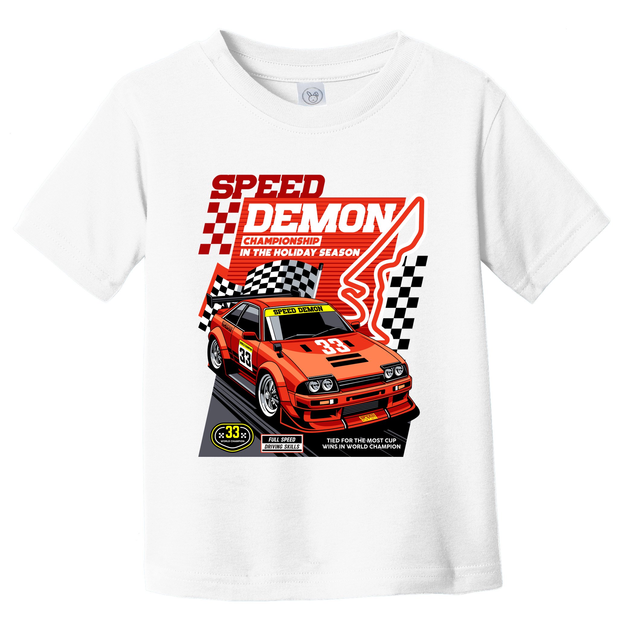 Speed Demon Racing Champion Toddler T-Shirt