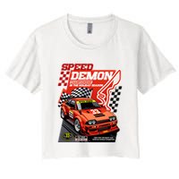 Speed Demon Racing Champion Women's Crop Top Tee