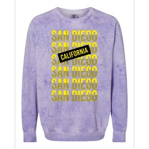 San Diego Repeat Colorblast Crewneck Sweatshirt