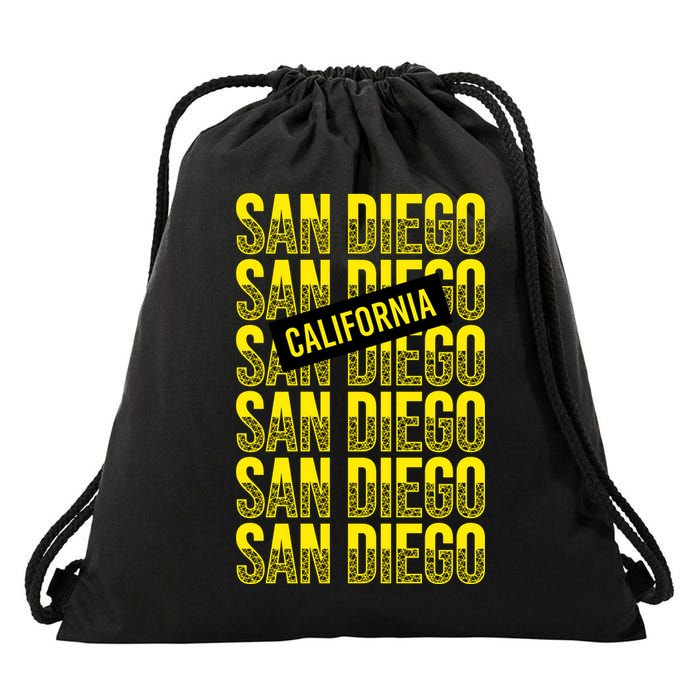 San Diego Repeat Drawstring Bag