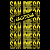 San Diego Repeat Drawstring Bag