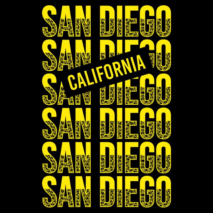 San Diego Repeat Drawstring Bag
