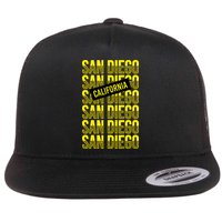 San Diego Repeat Flat Bill Trucker Hat