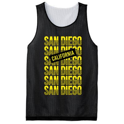 San Diego Repeat Mesh Reversible Basketball Jersey Tank