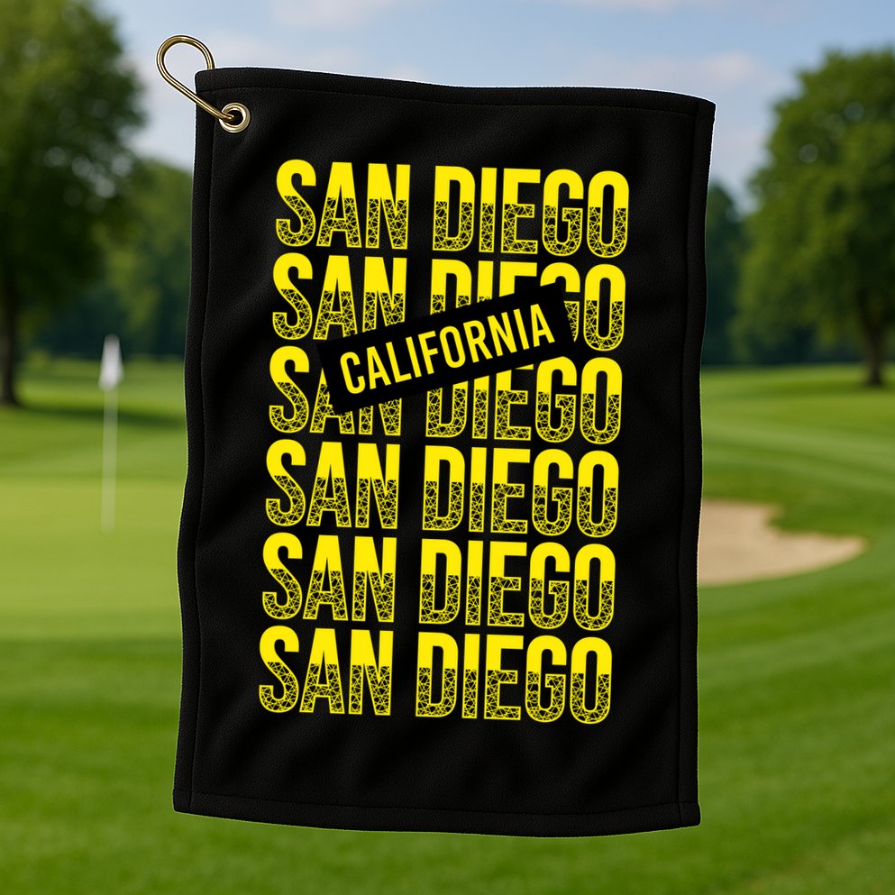 San Diego Repeat Golf Towel