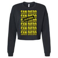 San Diego Repeat Cropped Pullover Crew