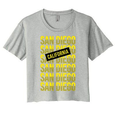 San Diego Repeat Women's Crop Top Tee