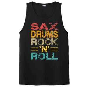 Sax Drums Rock N Roll PosiCharge Competitor Tank