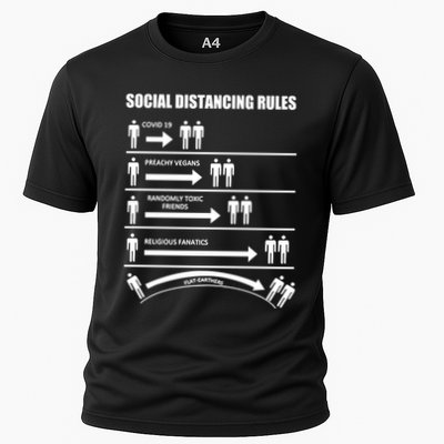 Social Distancing Rules Covid 19 Preachy Vegans Randomly Toxic Friends Religious Performance Shirt