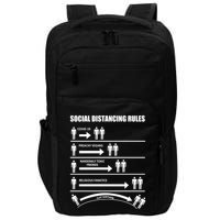 Social Distancing Rules Covid 19 Preachy Vegans Randomly Toxic Friends Religious Impact Tech Backpack