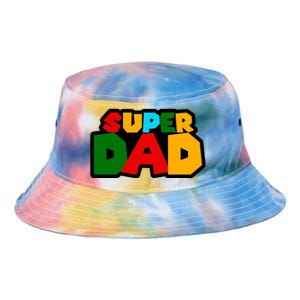 Super Dad Retro Gift Tie Dye Newport Bucket Hat